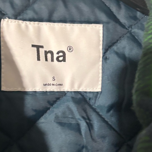 TNA bancoft fleece plaid puffer vest - Picture 5 of 5